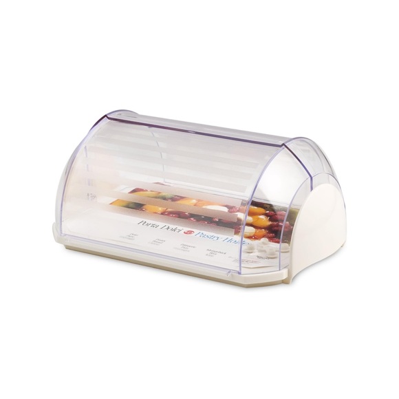 Rectangular Cake Bead Holder, Plastic, White/Transparent - Picture 1 of 8